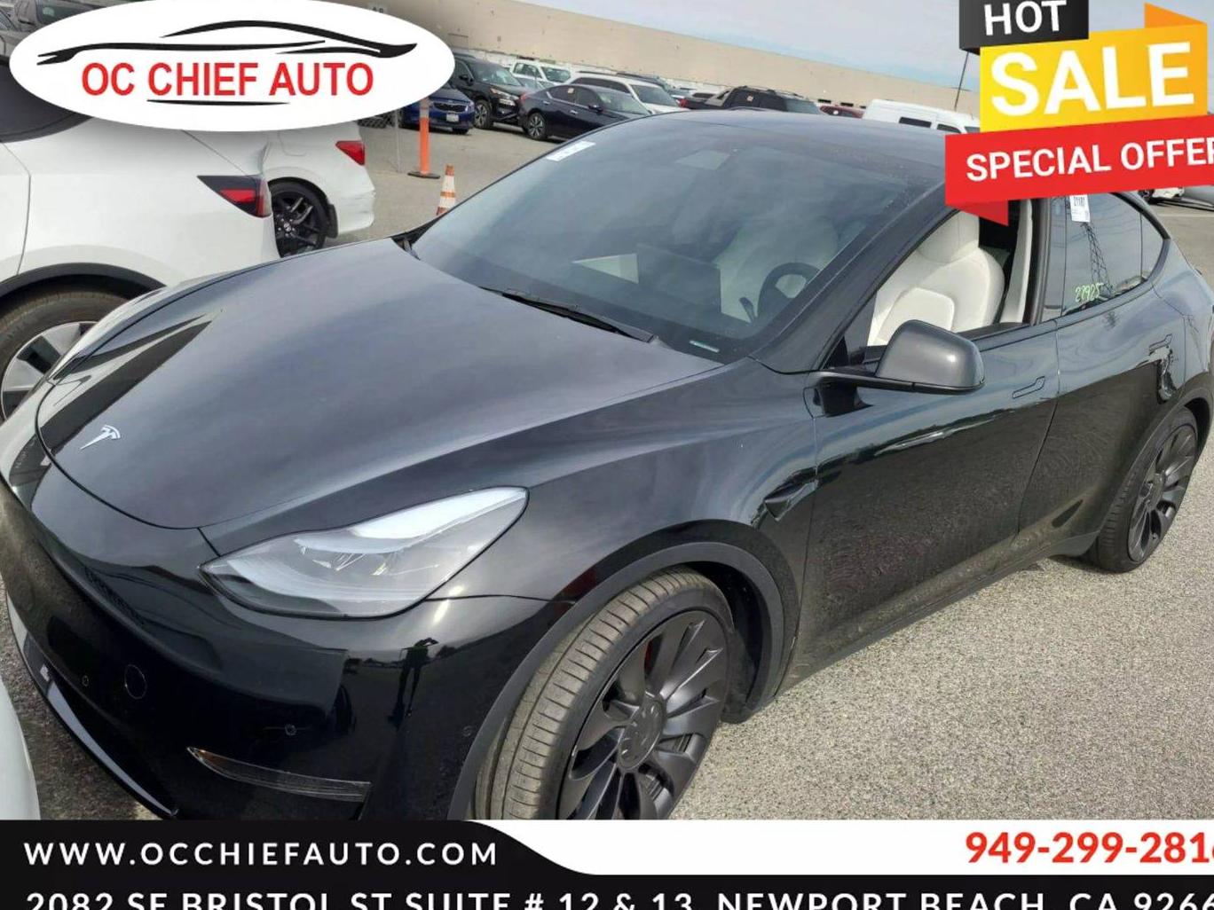 TESLA MODEL Y 2022 7SAYGDEF7NF376497 image